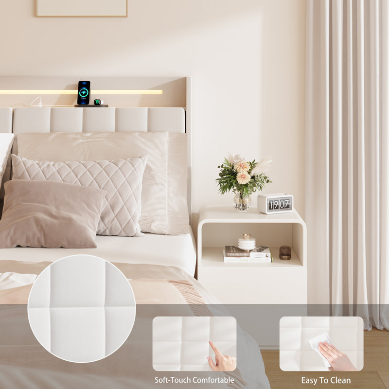 Harvard upholstered platform bed discount